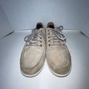 Men's 12 Olukai Nalukai Kala Lace-Up Shoe Bone Beige Taupe